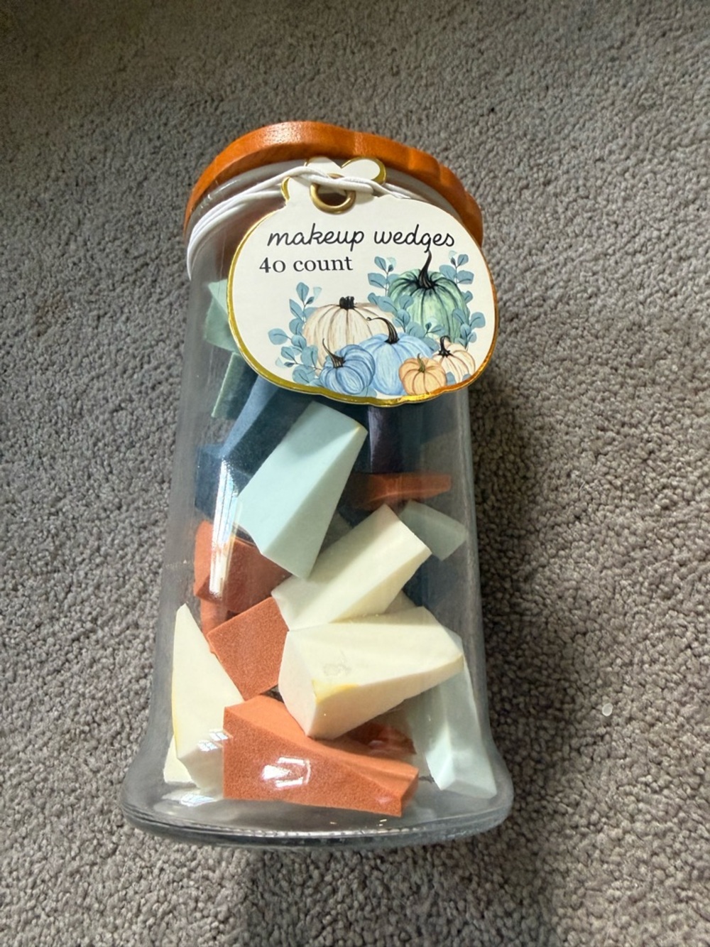 T.J.Maxx Makeup Wedges in Orange, Cream, Light Blue